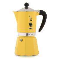 Гейзерная кофеварка Bialetti Rainbow Yellow (6 порций)